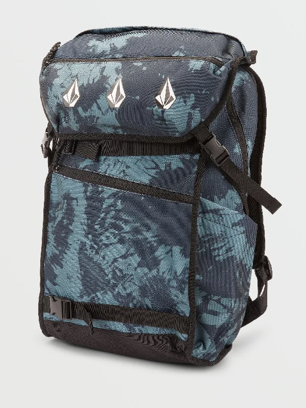 Trendy quilted backpack for women’s fashion appeal -Volcom Substrate Backpack - Marina Blue