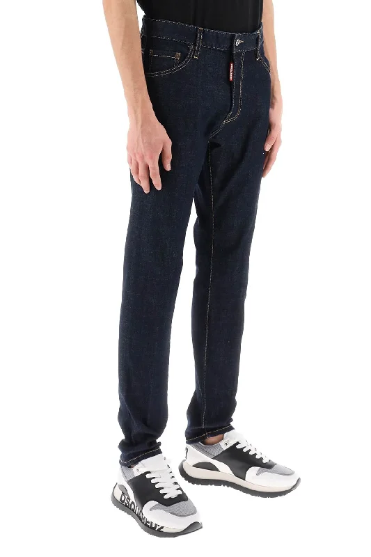 Hiking Jeans for Trail -cool guy jeans in dark rinse wash