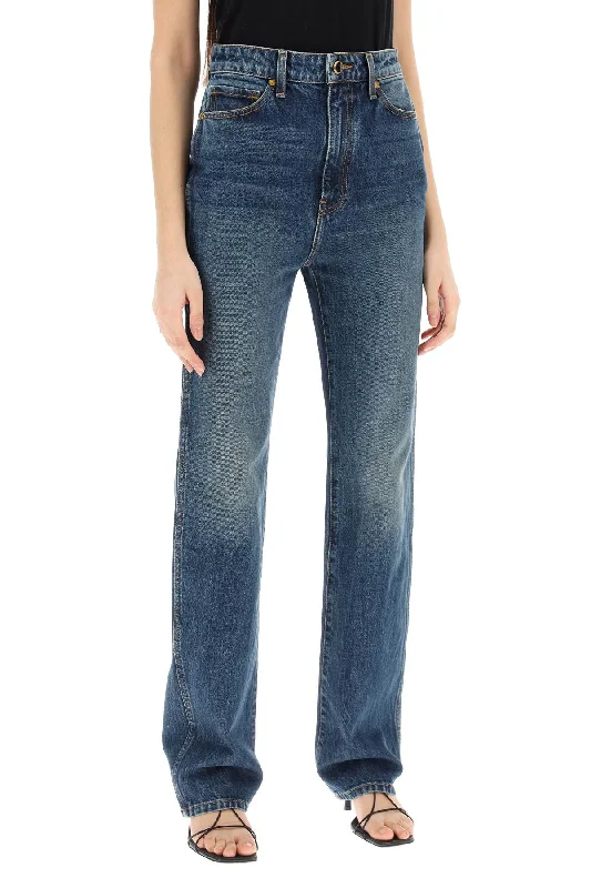 Low Waisted Jeans for Casual -Khaite slim fit danielle jeans