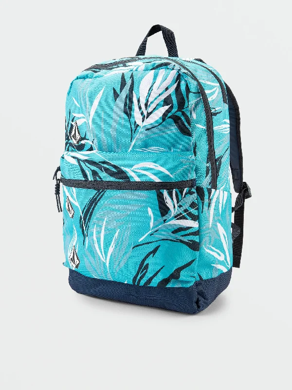 Weatherproof backpack for unpredictable climate conditions -Volcom School Backpack - Electric Blue