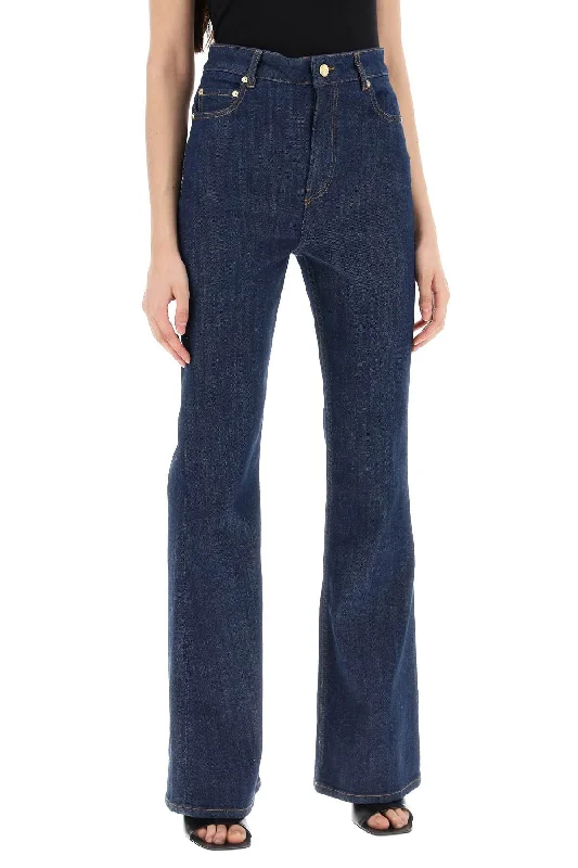 Camping Jeans for Wilderness -high-waisted flared jeans