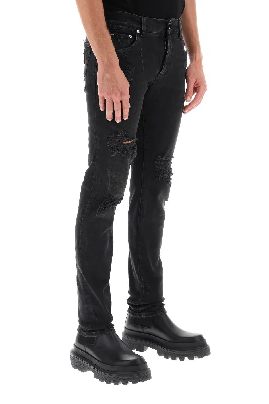 Work Jeans for Tough Jobs -Dolce & gabbana ripped skinny jeans