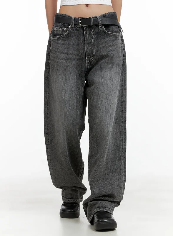 Carpenter Jeans for Function -Washed Baggy Jeans (UNISEX) CL417