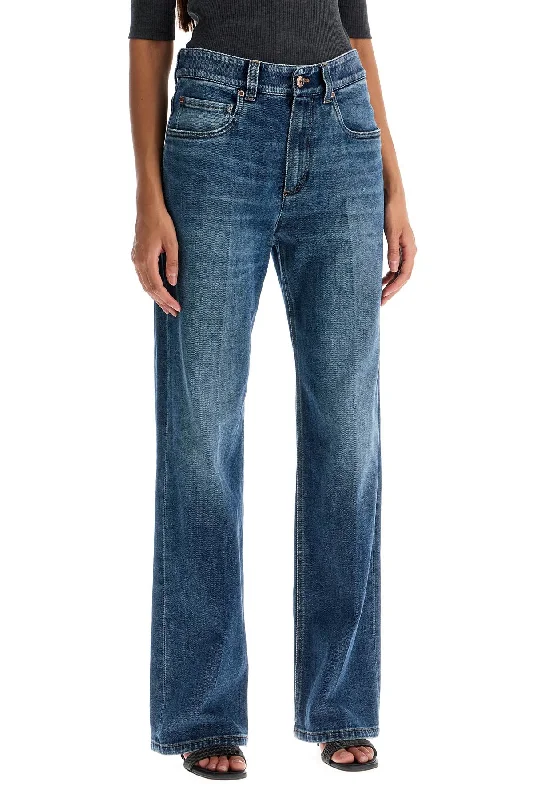 Shorts Jeans for Hot Days -loose shiny tab jeans with