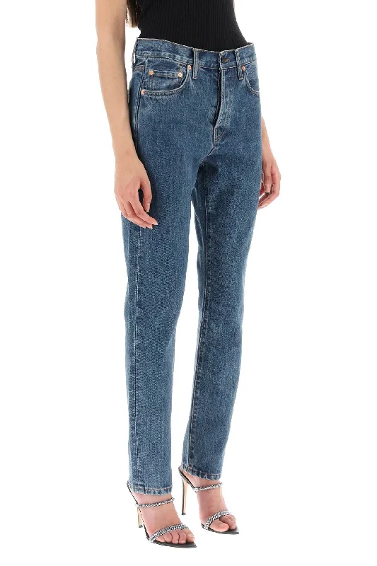 Bootcut Jeans for Flattering -slim jeans with acid wash