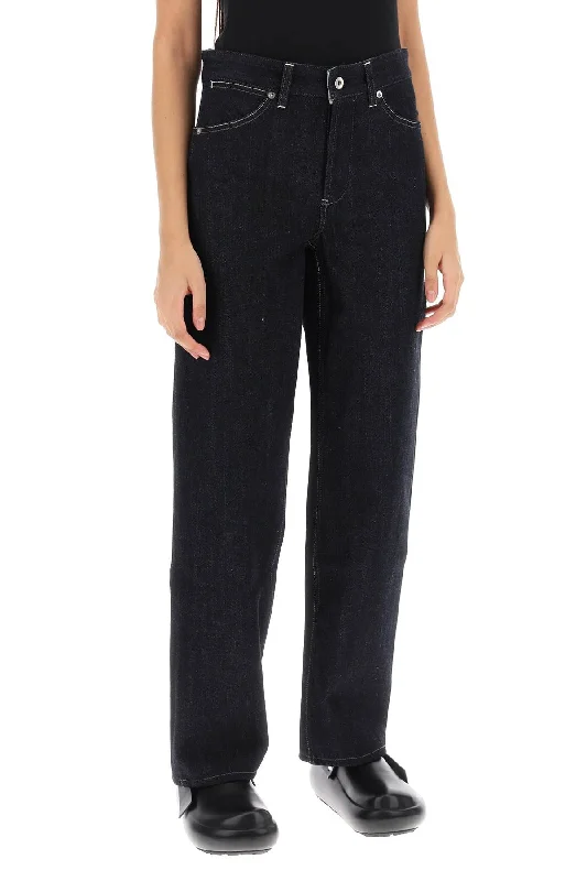 Relaxed Jeans for Comfortable -Jil sander brushed-back jeans