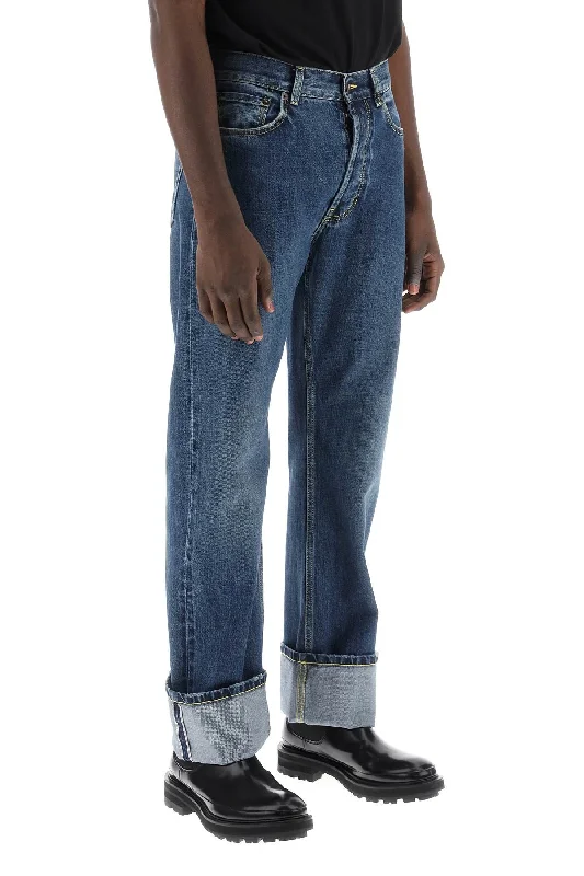 Bermuda Shorts Jeans for Modesty -straight fit jeans in selvedge denim