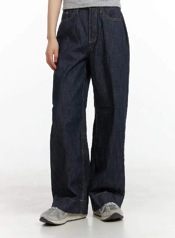 Birthday Jeans for Celebration -Stitched Baggy Jeans CY414