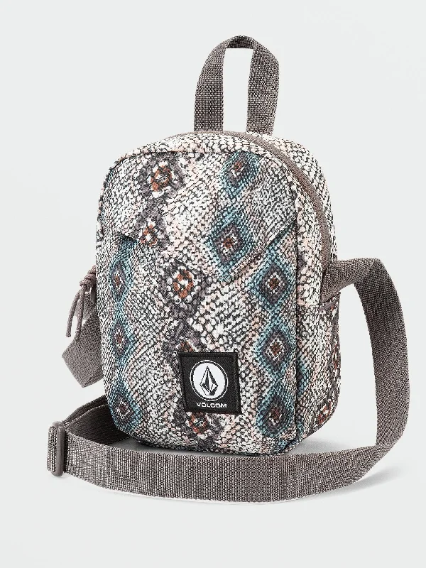 Cute pastel backpack for young girls’ trends -Volcom Cross-Body Stash Backpack - Animal Print