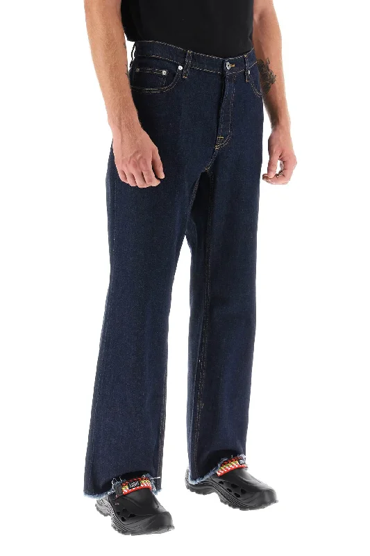 Back Pocket Jeans for Design -jeans with frayed hem