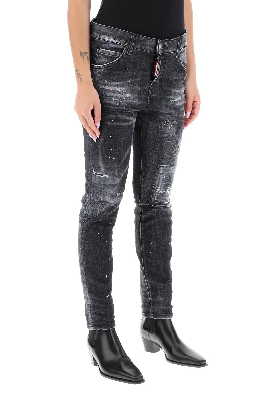 Holiday Jeans for Festive -dark clean wash 'jennifer' jeans