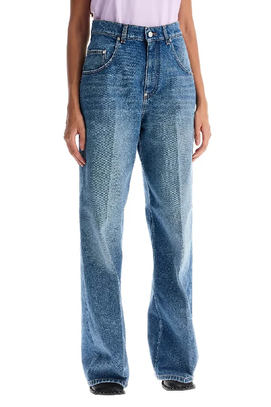 Metal Button Jeans for Classic -straight fit jeans