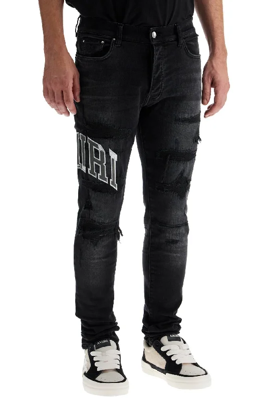 Light Wash Jeans for Casual -skinny jeans with varsity logo