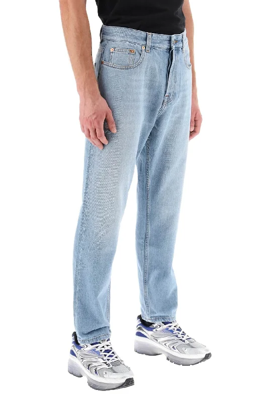 Father's Day Jeans for Present -tapered jeans with medium wash