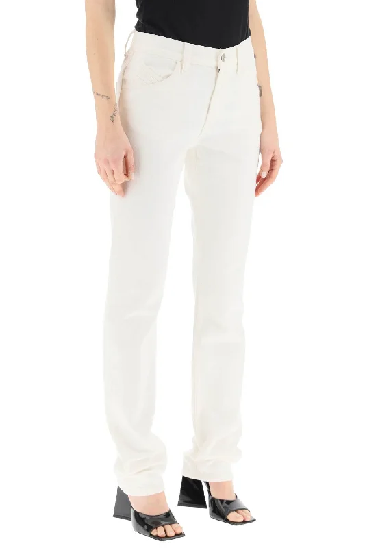 Cropped Jeans for Summer Look -The attico 'girlfriend' slim-fit jeans