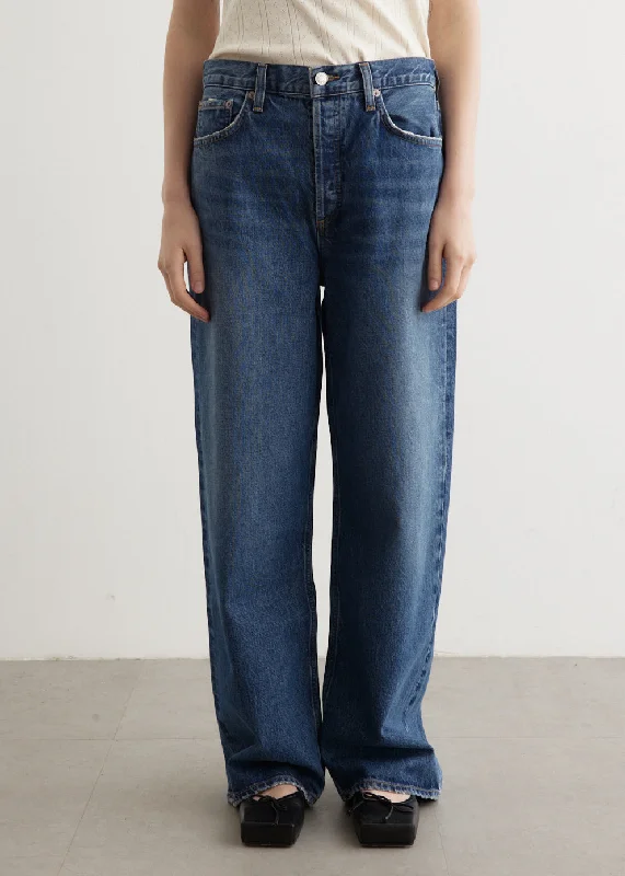 High-end Jeans for Exclusivity -Low Slung Baggy Jeans