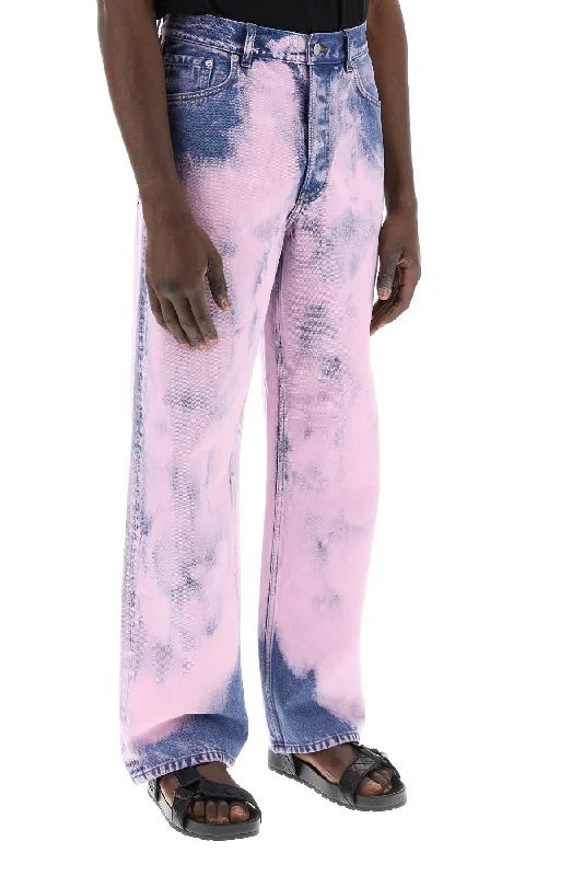 Valentine's Day Jeans for Romantic -straight tie-dye jeans