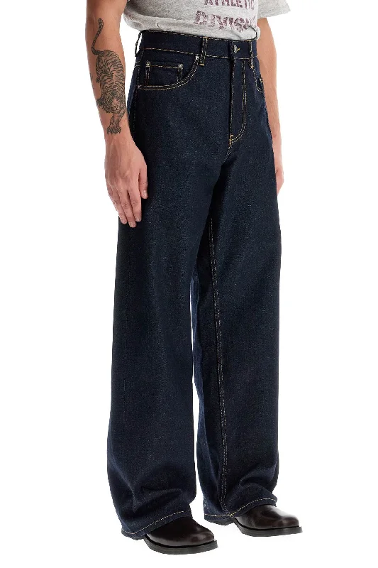 Mom Jeans for Vintage Appeal -wide one-washed jeans