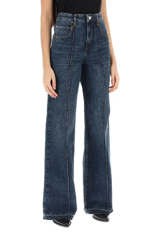 Zipper Fly Jeans for Convenience -noldy flared jeans