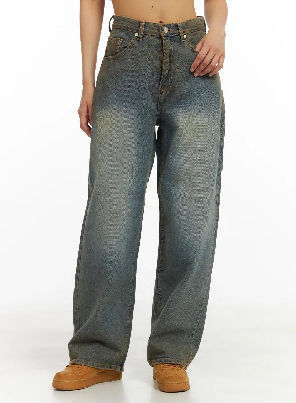 Casual Friday Jeans for Relaxed -Low Rise Straight Jeans CA424