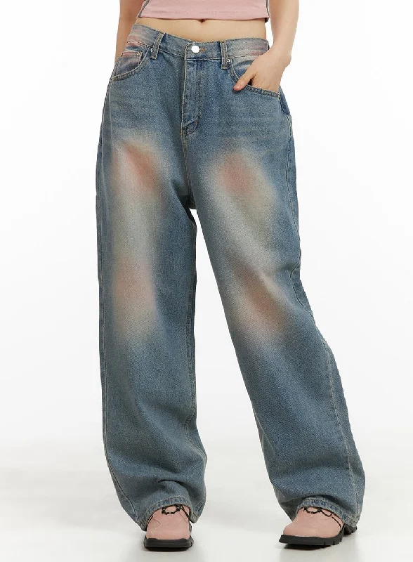 Mother's Day Jeans for Gift -Cotton Cloud Baggy Jeans CY414