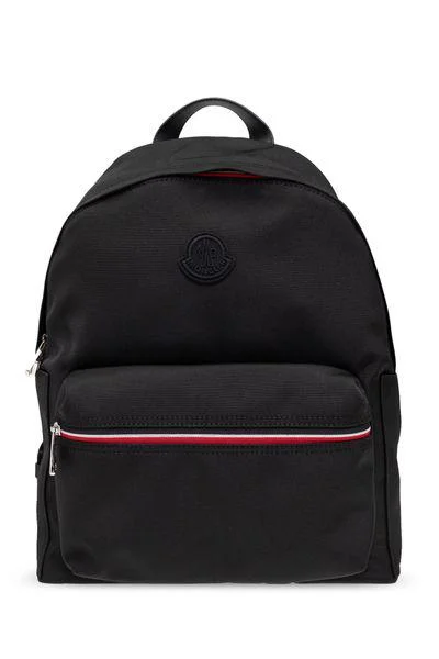 Affordable student backpack for heavy school books -NEW PIERRICK LEATHER DETAILS NYLON BACKPACK