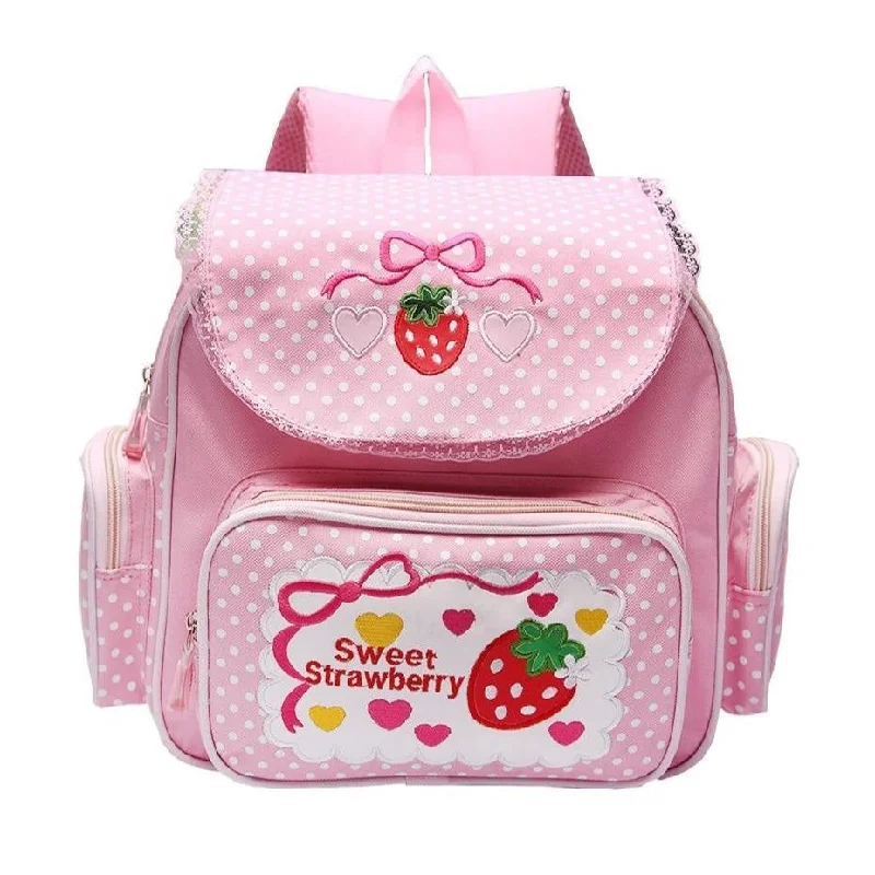 Weatherproof backpack for unpredictable climate conditions -Sweet Strawberry Rucksack