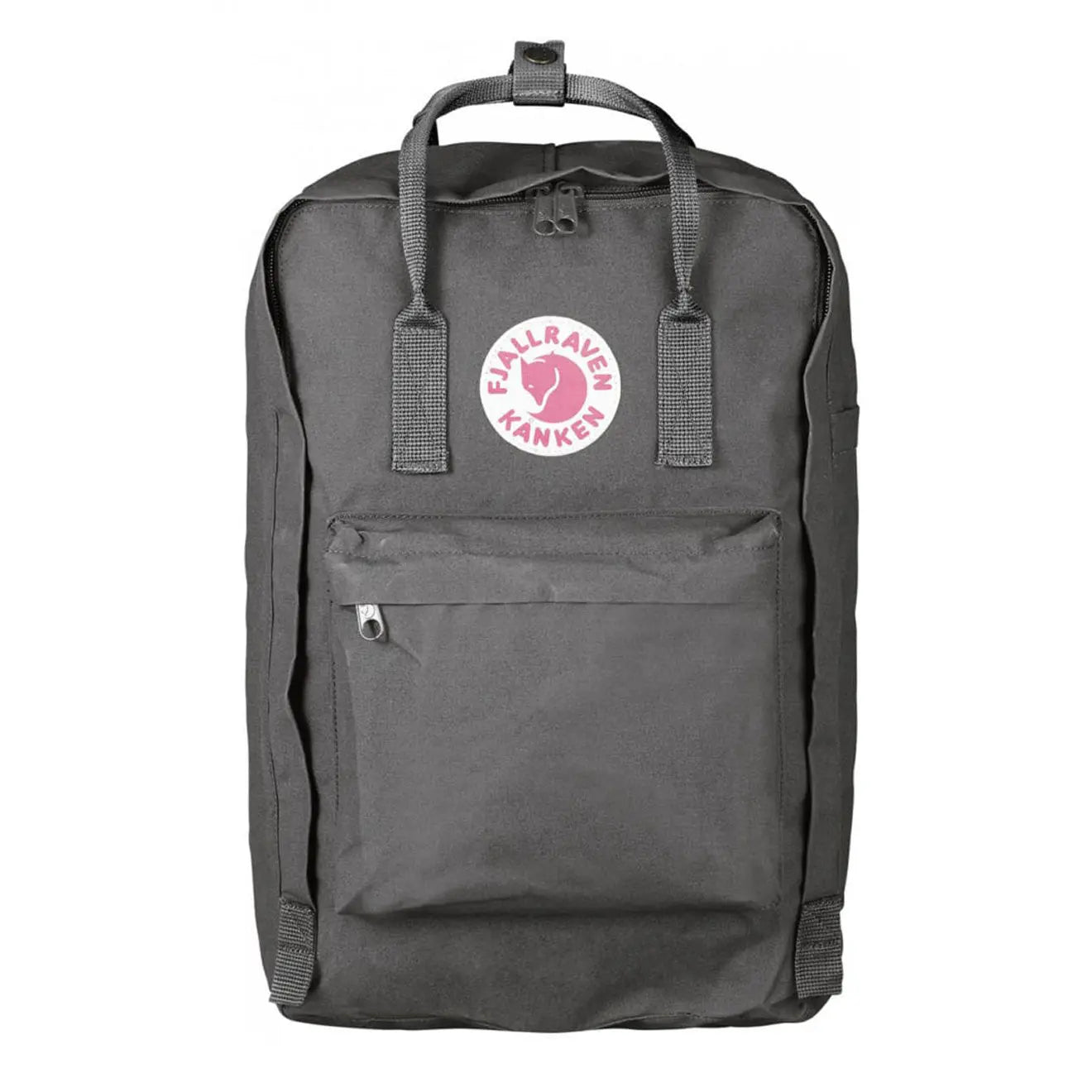 Budget-friendly backpack for thrifty adventure seekers -Fjallraven Kanken Laptop 17  Backpack Super Grey