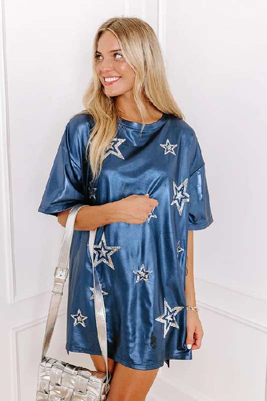 Plus size dresses with sturdy seams last long -Seeing Stars Sequin Embroidered Mini Dress