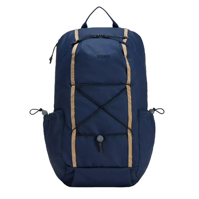 Lightweight foldable backpack for emergency backup use -Elliker Keswick Zip Top Backpack 22L Navy