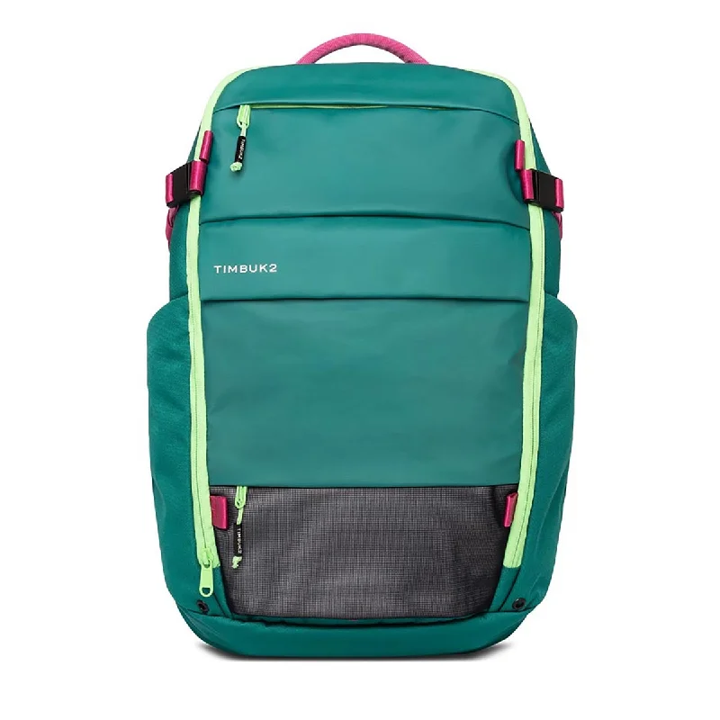 Weatherproof backpack for unpredictable climate conditions -Parker Pack Verdigris Pop OS