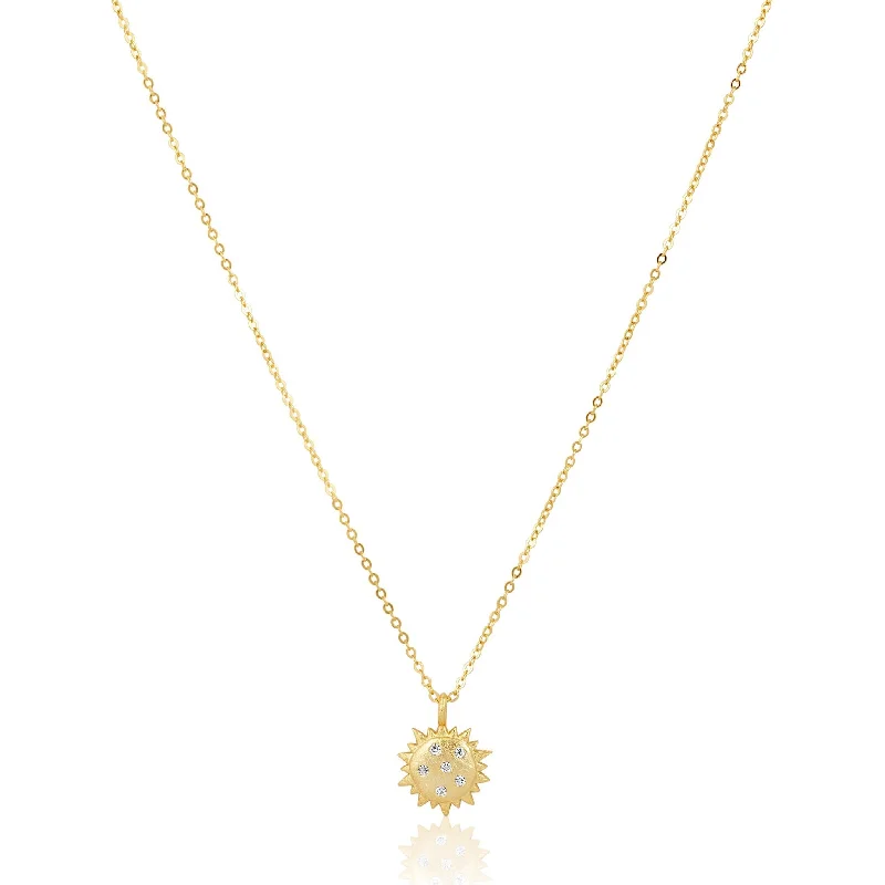 Best necklaces and pendants with statement designs for a fashionable accessory-Tati Sunburst Necklace