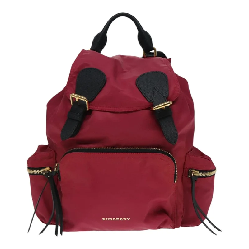 Fashion-forward backpack for bold street style -Burberry Rucksack Pink Synthetic Backpack Bag ()