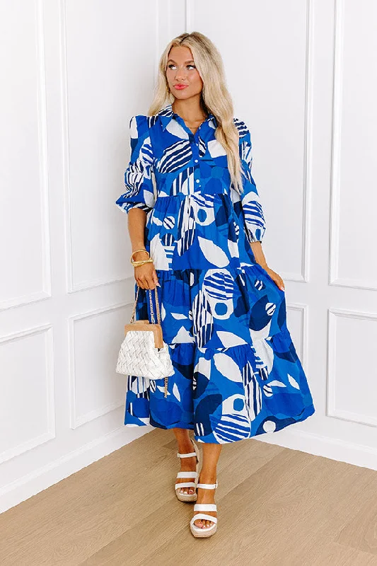 Plus size dresses featuring quilted textures add depth -Staying In Capri Midi