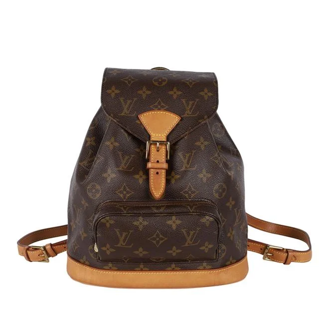 Stylish urban backpack for city lifestyle needs -Montsouris Monogram MM Backpack (Authentic Pre-Owned)