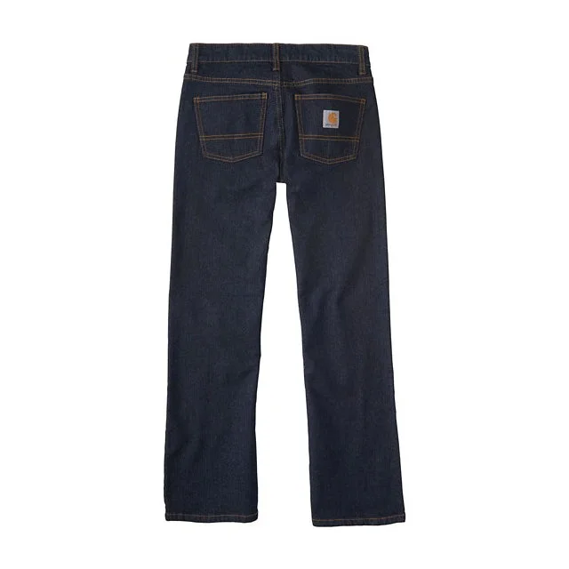 Fishing Jeans for Water -Boys' 5 Pocket Relaxed Fit Straight Jeans