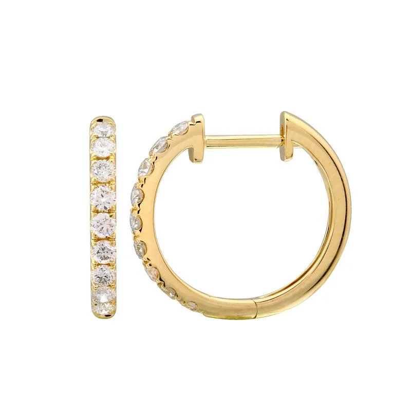 Best hoop earrings with delicate chain details for a trendy and stylish design-15mm Diamond Hoops