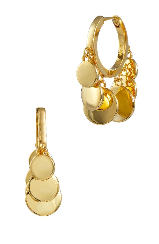 Best hoop earrings with multi-colored gemstones for a vibrant and lively touch-18k gold over sterling hoop