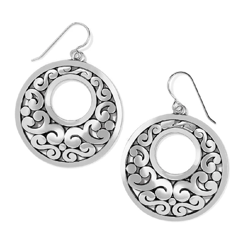 Best hoop earrings with minimal embellishments for a sleek and modern look-Contempo Nuevo Ring French Wire Earrings