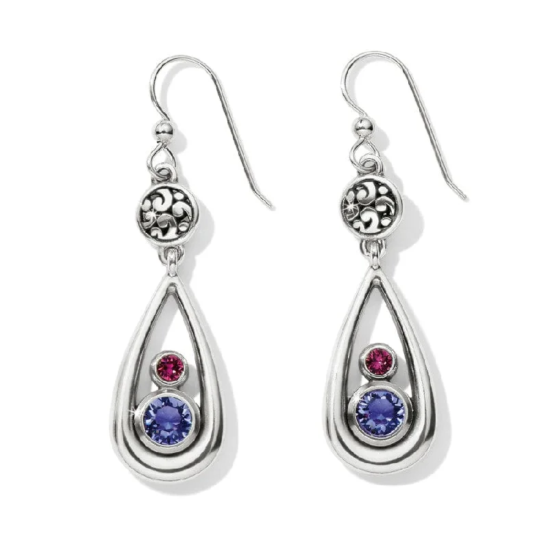 Best hoop earrings with detachable studs for a versatile and adjustable accessory-Elora Gems Teardrop French Wire Earrings