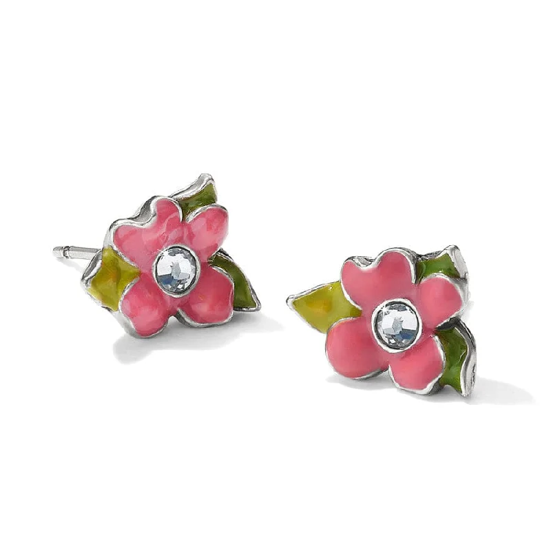 Best hoop earrings with geometric pendants for a modern, chic appeal-Flower Child Mini Post