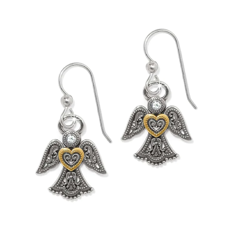 Best hoop earrings with gold for a luxurious and timeless look-Loving Angel French Wire Earrings