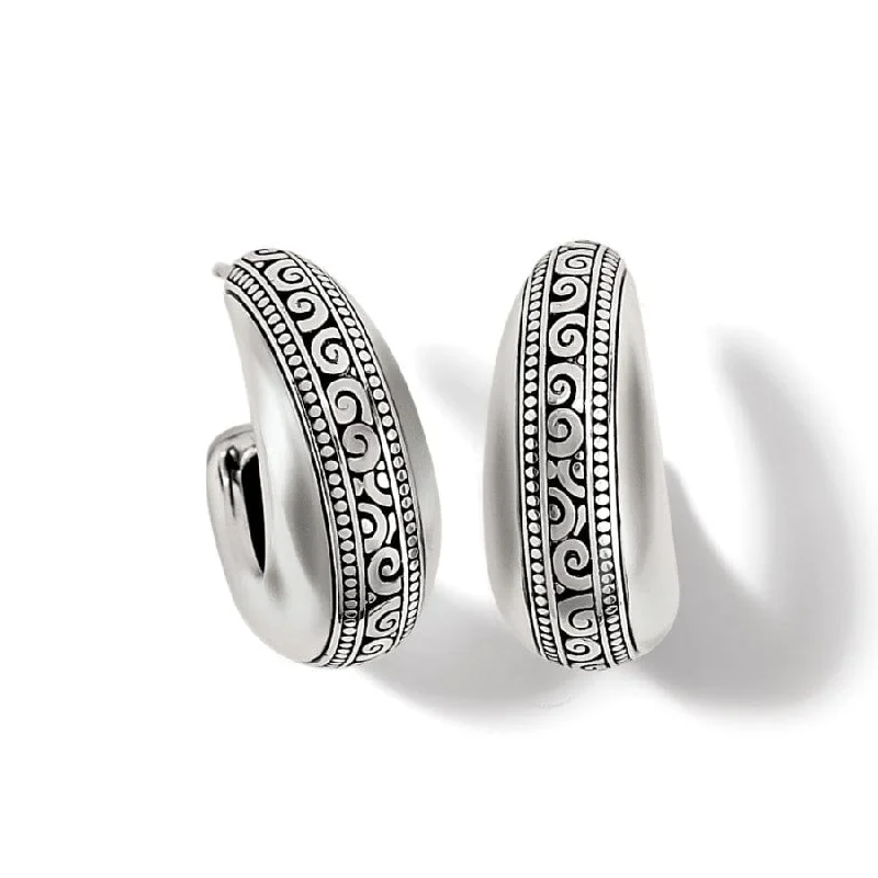 Best hoop earrings with geometric cuts for a sharp, modern appeal-Mingle Adore Hoop Earrings