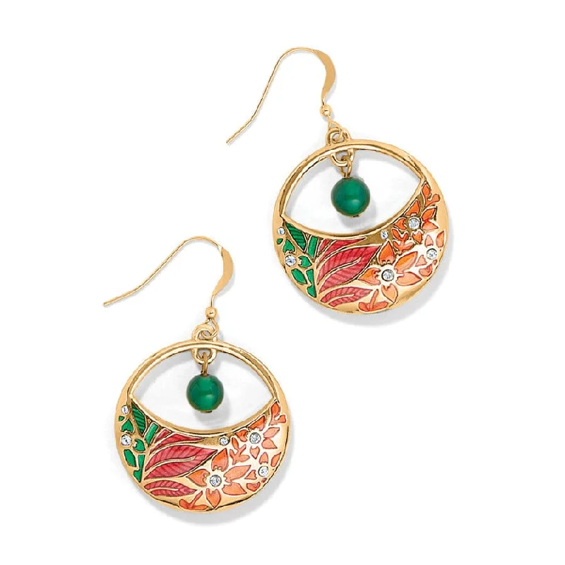 Best hoop earrings with floral designs for a feminine and delicate look-Terra Tropica French Wire Earrings