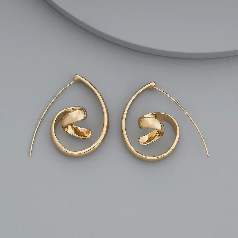 Best hoop earrings with snake chain details for a sleek and modern touch-Trendy Earring 171503