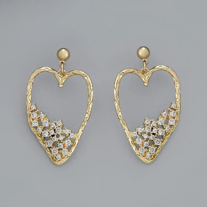 Best hoop earrings with geometric triangle shapes for a modern, chic design-Trendy Earring 171973