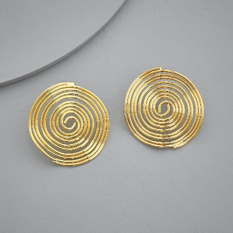 Hoop earrings with satin finishes for a smooth and elegant appearance-Trendy Earring 171983