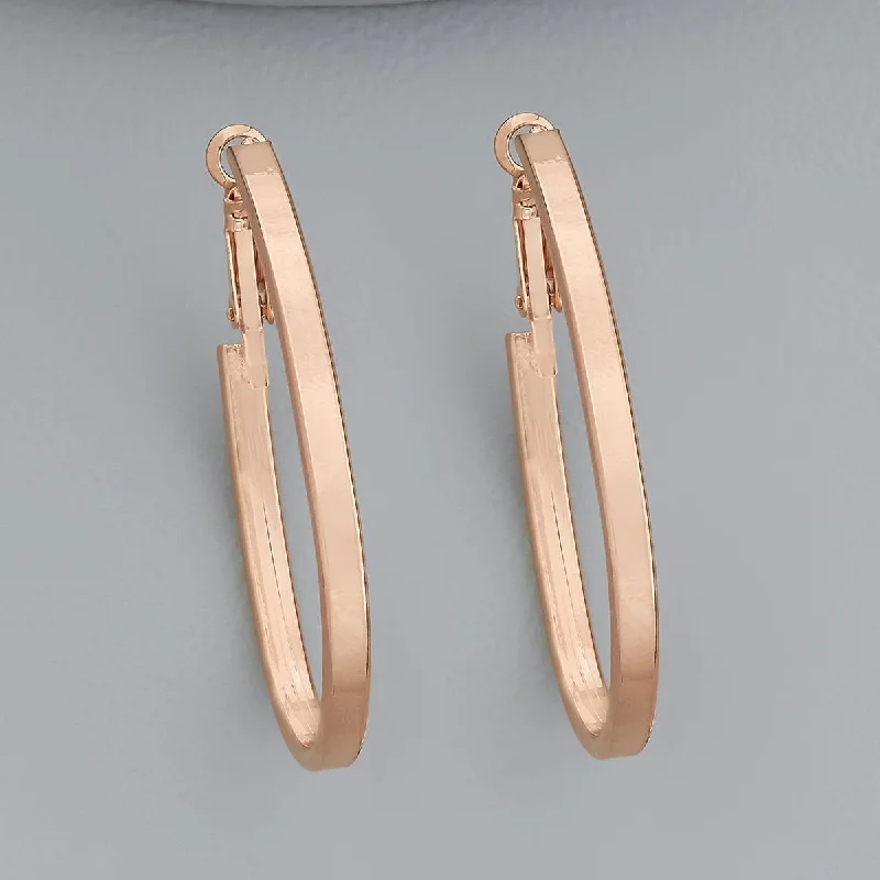 Hoop earrings with twisted leather for a chic and modern boho look-Trendy Earring 172027