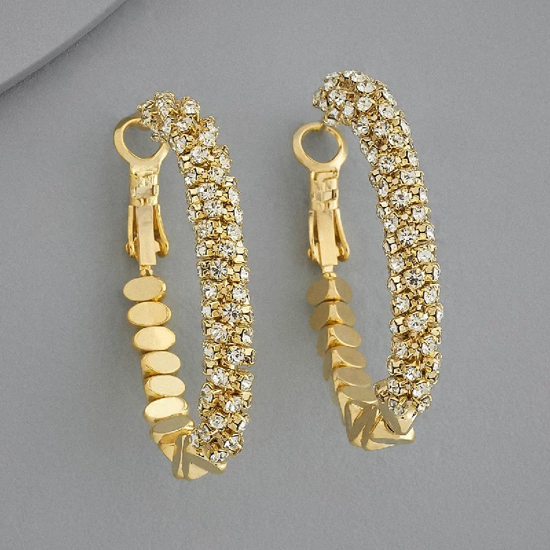 Best hoop earrings with asymmetrical designs for a fashion-forward, avant-garde look-Trendy Earring 172191