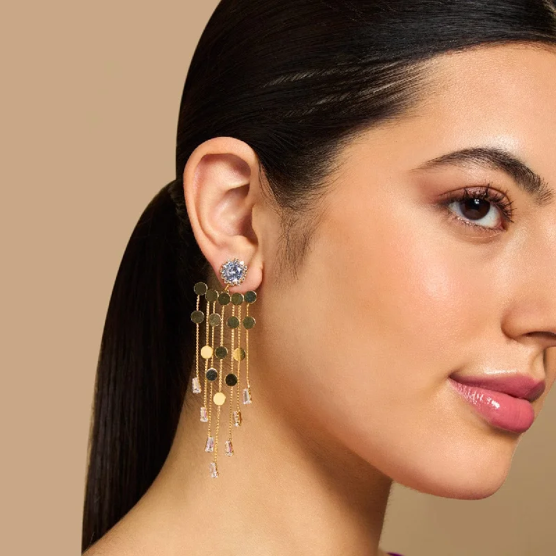 Hoop earrings with pearl accents for a chic and classic style-Trendy Earring 172239